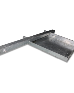 Side part rh for bracket DKD type 16